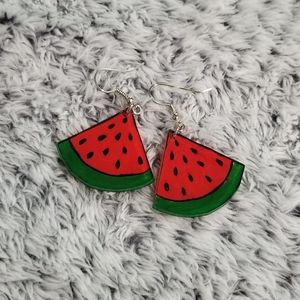 Watermelon earrings